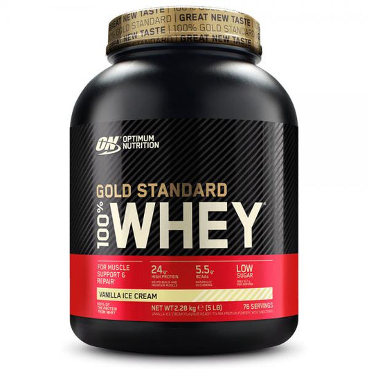 Optimum Nutrition 100% Whey Gold Standard (2300g Dose)  Vanilla Ice Cream