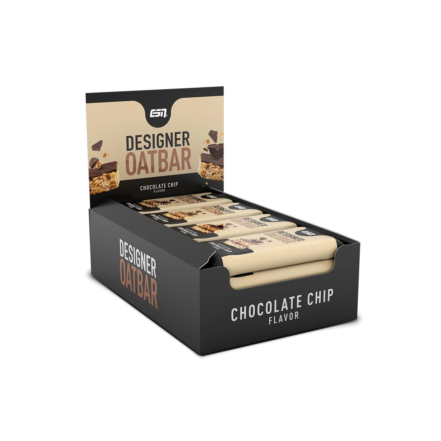 ESN Designer Oatbar (12 x 100G) Chocolate Chip