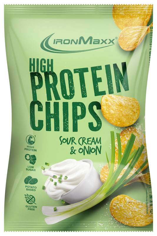 IronMaxx High Protein Chips (50g) Sour Cream & Onion
