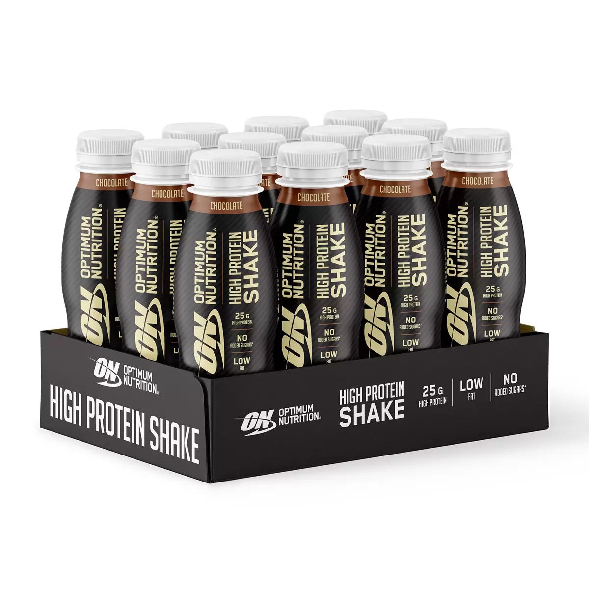 Optimum Nutrition High Protein Shake (12 x 330ml)  Chocolate