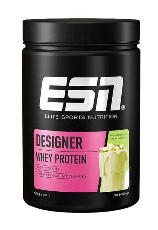 ESN Designer Whey Protein (908G Dose) White Chocolate Pistachio