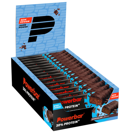 PowerBar 30% Protein Plus Bar (15 x 55g)  Schoko