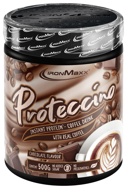 IronMaxx Proteccino Instant Protein - Coffee Drink (500G Dose)  Chocolate