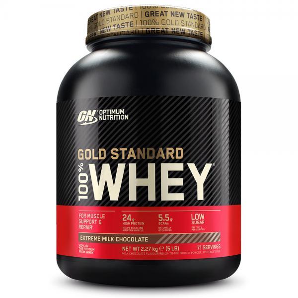Optimum Nutrition 100% Whey Gold Standard (2300g Dose) Extreme Milch Chocolate