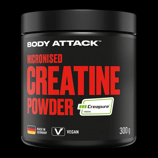 Body Attack Micronised Creatine Powder (Creapure) (300g Dose) Neutral
