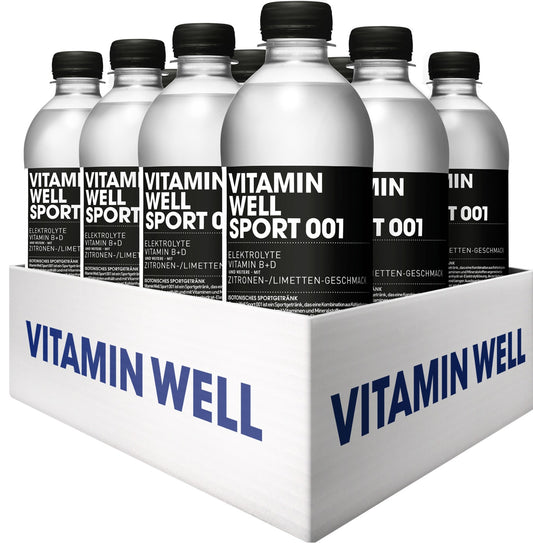 Vitamin Well Sport 001 (12 x 500ml)  Zitrone-Limette