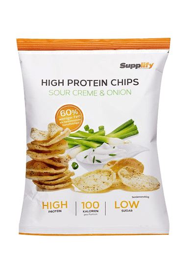 Supplify High Protein Chips (50G) Sour Cream & Onion