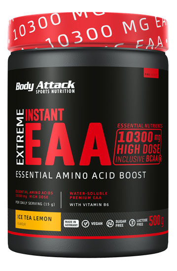 Body Attack Extreme Instant EAA (500g Dose) Lemon Ice Tea