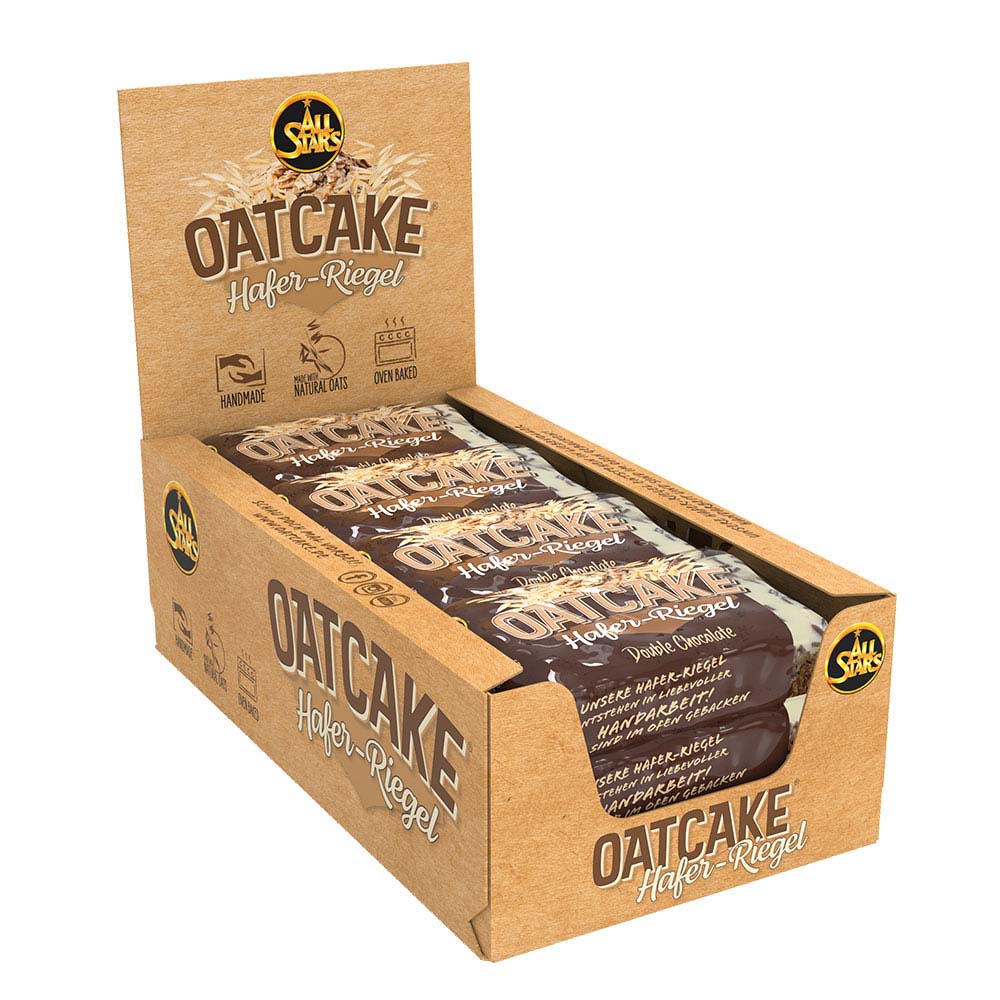 All Stars Oatcake Hafer-Riegel (12 x 80g) Double Chocolate