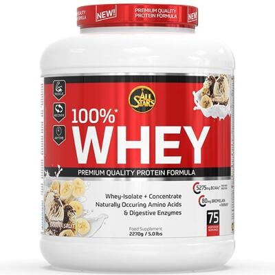 All Stars 100% Whey Protein. 2270 g Dose