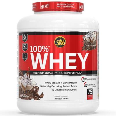 All Stars 100% Whey Protein. 2270 g Dose