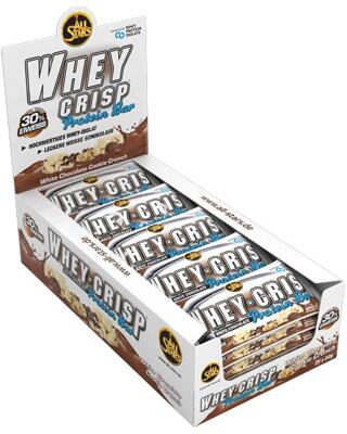 All Stars Whey-Crisp Protein Bar. 25 x 50 g Riegel