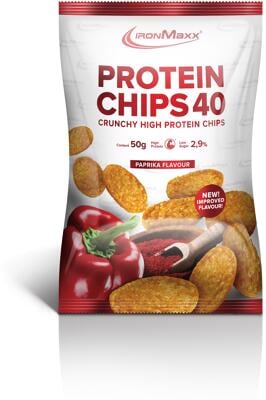 IronMaxx Protein Chips 40. 50 g Beutel