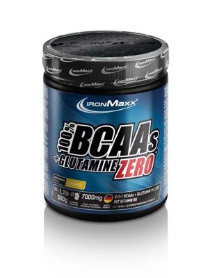 IronMaxx 100% BCAAS + Glutamine Zero. 500g Dose