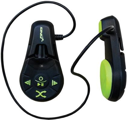 Finis Duo Unterwasser-MP3-Player. black/acid green