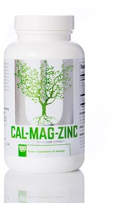 Universal Nutrition Calcium. Zinc & Magnesium. 100 Tabletten Dose. Standard