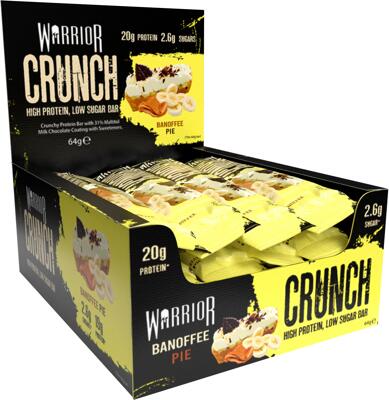 Warrior Crunch Protein Bars. 12 x 64 g Riegel