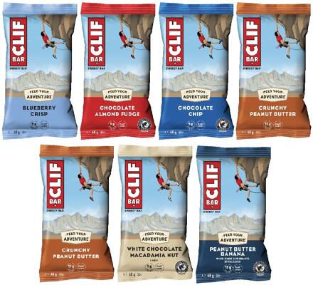 Clif Bar Energy Bar. 7 x 68 g Riegel. Mix