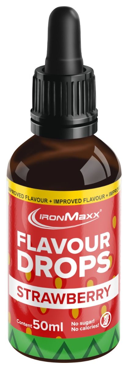 IronMaxx Flavour Drops (50ml) Erdbeer