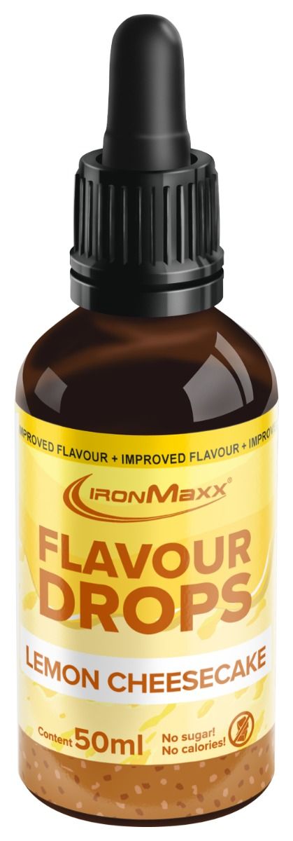 IronMaxx Flavour Drops (50ml) Lemon Cheese Cake