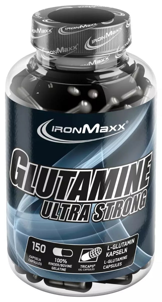 IronMaxx Glutamine Ultra Strong (150 Caps) Neutral