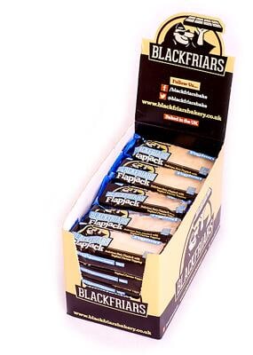 Blackfriars Flapjack. 25 x 110 g Riegel