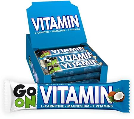 Go On Nutrition Vitamin & Energy Bar. 24 x 50 g Riegel