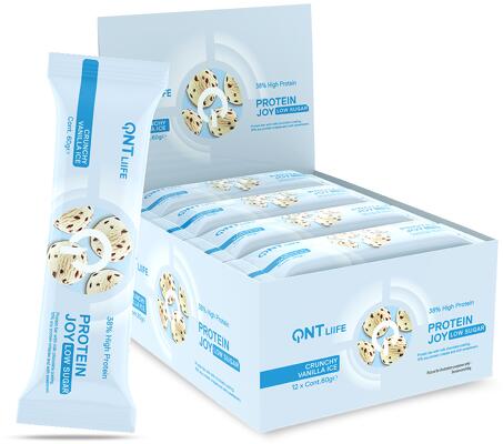 QNT Protein Joy Bars. 12 x 60 g Riegel