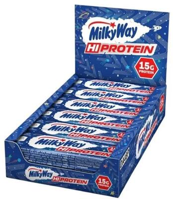 Milky Way High Protein Bar. 12 x 50 g Riegel. Milk Chocolate