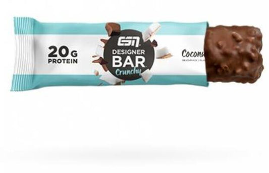 ESN Designer Bar Crunchy Coconut. 60 g Riegel