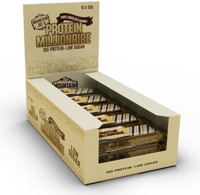 Mountain Joes Millionaire Protein Riegel . 10 x 50 g Riegel