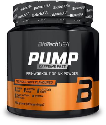BioTech USA Pump Caffeine Free. 330 g Dose
