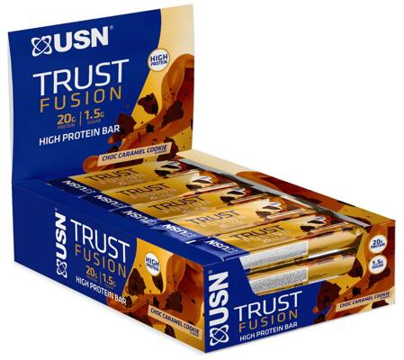 USN Trust Fusion Bar. 15 x 55 g Riegel