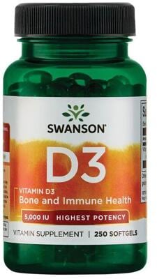 Swanson Vitamin D3  250 Kapseln