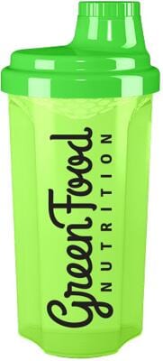 GreenFood Nutrition Shaker, Transparent Grün