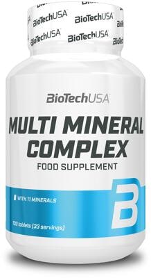 BioTech USA Multi Mineral Complex. 100 Tabletten