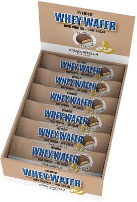 Weider 32% Whey-Wafer. 12 x 35 g Riegel