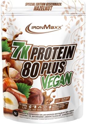 IronMaxx 7K Vegan Protein 80 Plus. 500 g Beutel