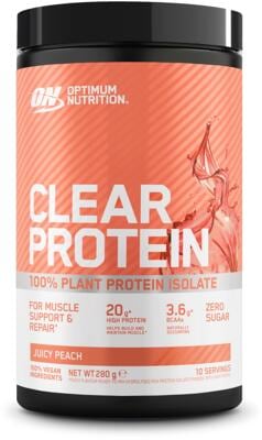 Optimum Nutrition Clear Protein 100% Plant Protein Isolate. 280 g Dose