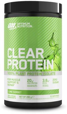 Optimum Nutrition Clear Protein 100% Plant Protein Isolate. 280 g Dose