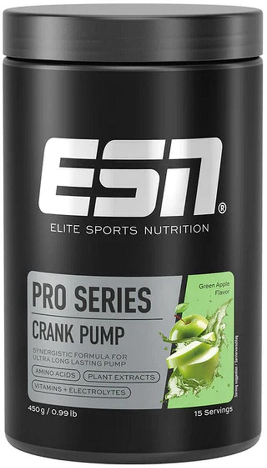 ESN Crank Pump Pro, 450 g Dose, Green Apple