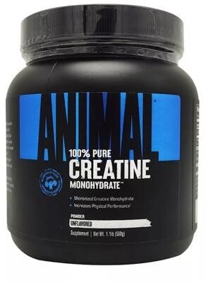 Universal Nutrition Animal Micronized Creatine Monohydrate Powder. 500 g Dose. Unflavored