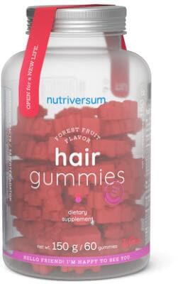 Nutriversum Hair Gummies. 60 Gummies. Forest Fruit