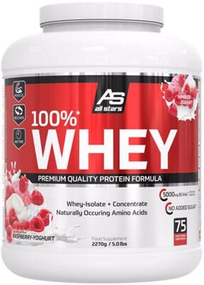 All Stars 100% Whey Protein. 2270 g Dose