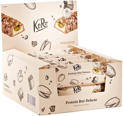 KoRo Protein Bar Deluxe. 12 x 55 g Riegel