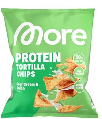 More Protein Tortilla Chips. 6 x 50 g Beutel