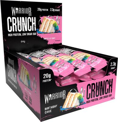 Warrior Crunch Protein Bars. 12 x 64 g Riegel
