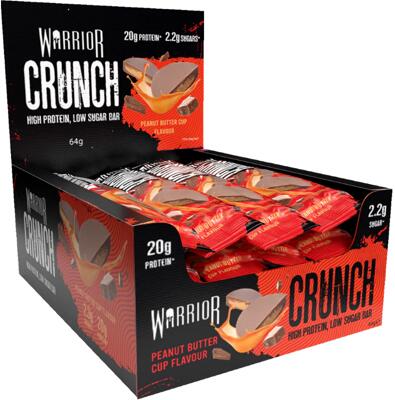 Warrior Crunch Protein Bars. 12 x 64 g Riegel