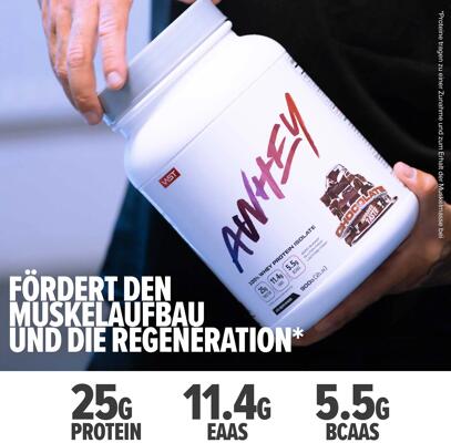 VAST Sports AWhey - 100% Whey Protein Isolate, 900 g Dose