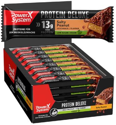 Power System Protein Deluxe. 15 x 55 g Riegel